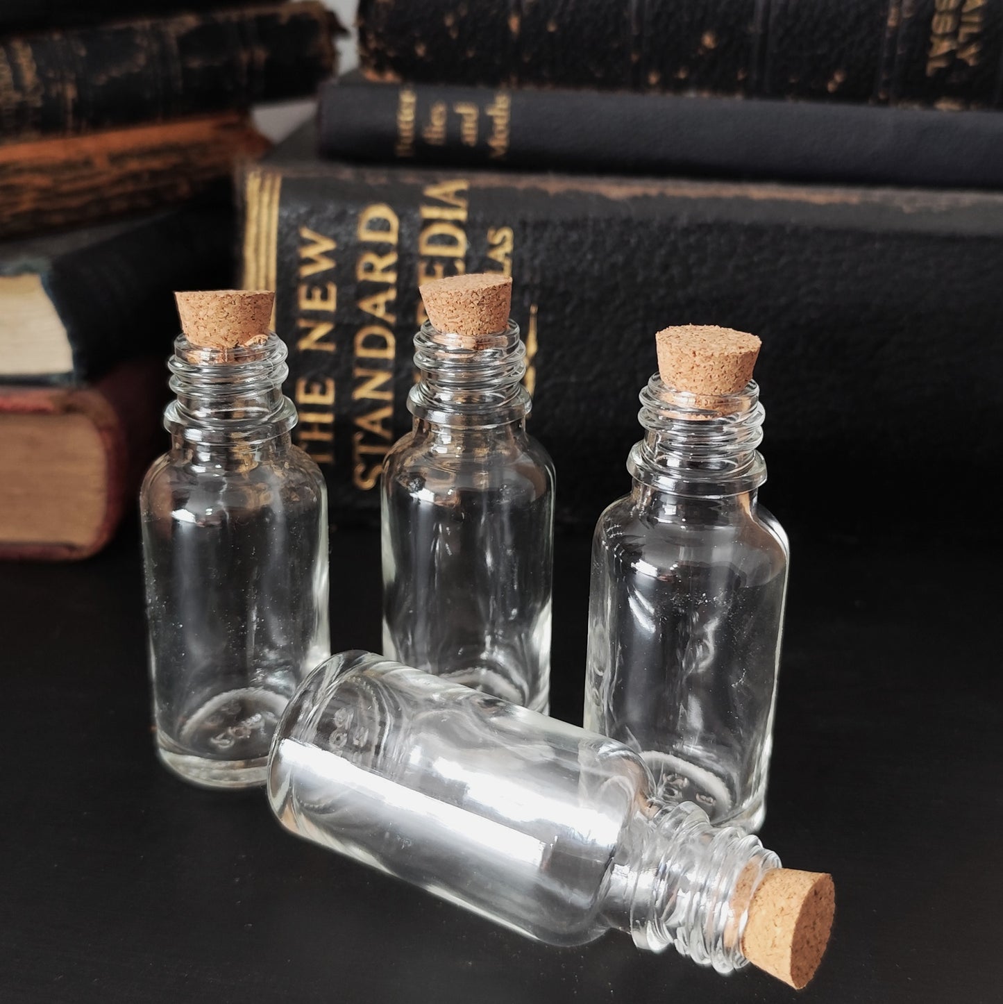 Empty potion bottles