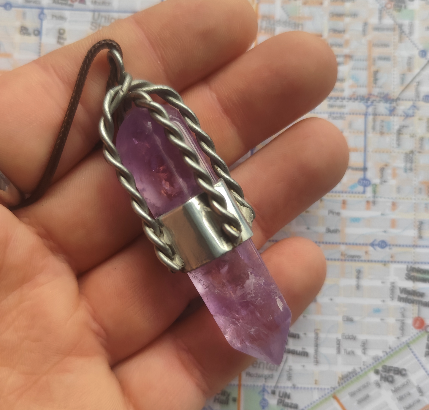 Amethyst Scrying Crystal