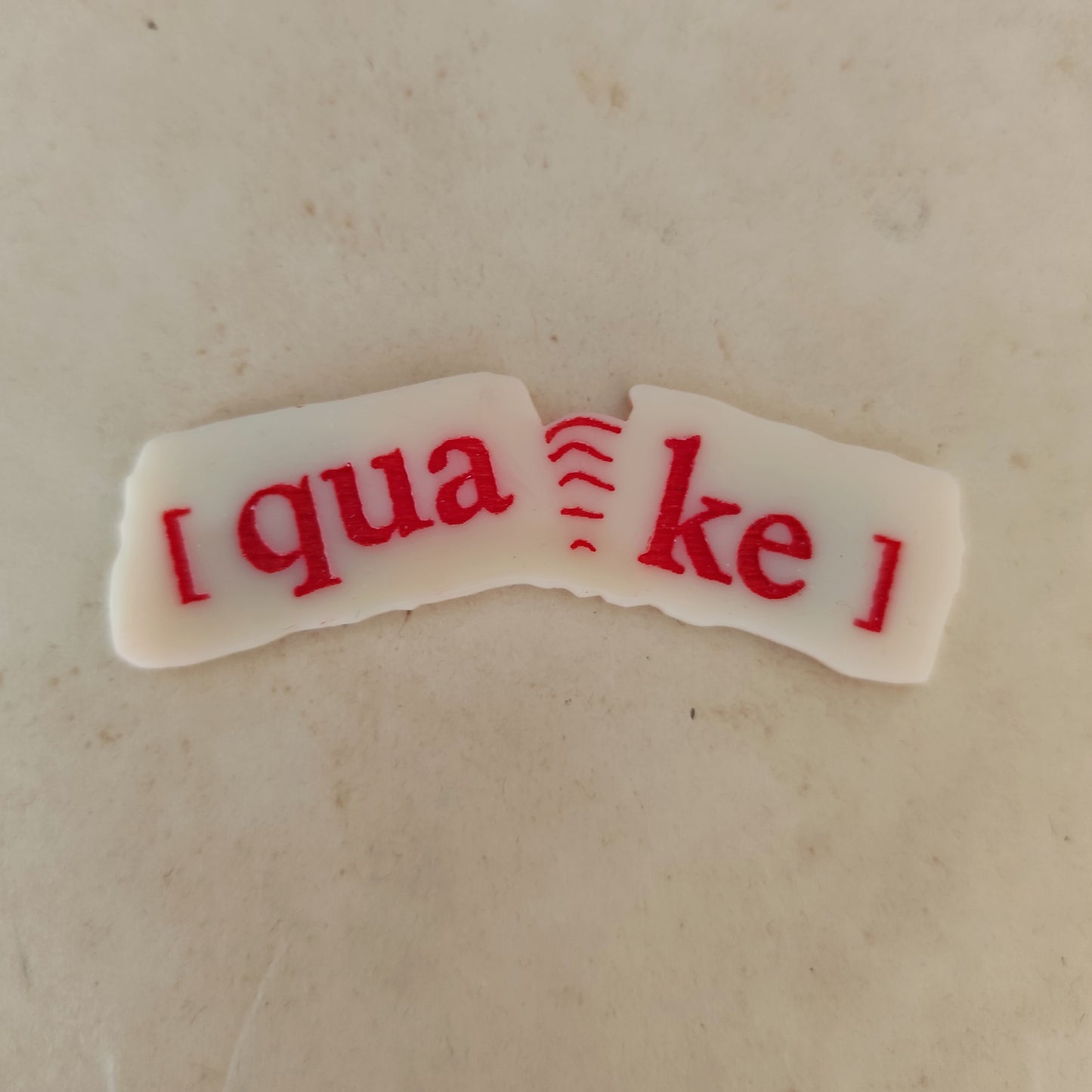 Quake Fridge Magnet