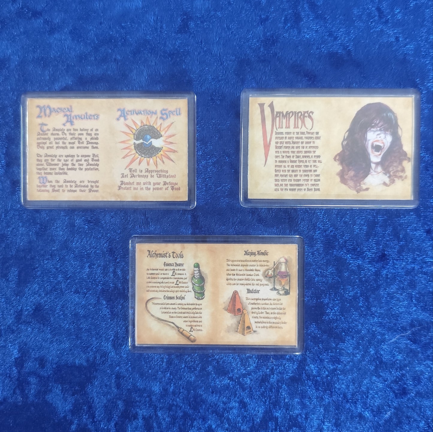 Set of 3 BOS page magnets