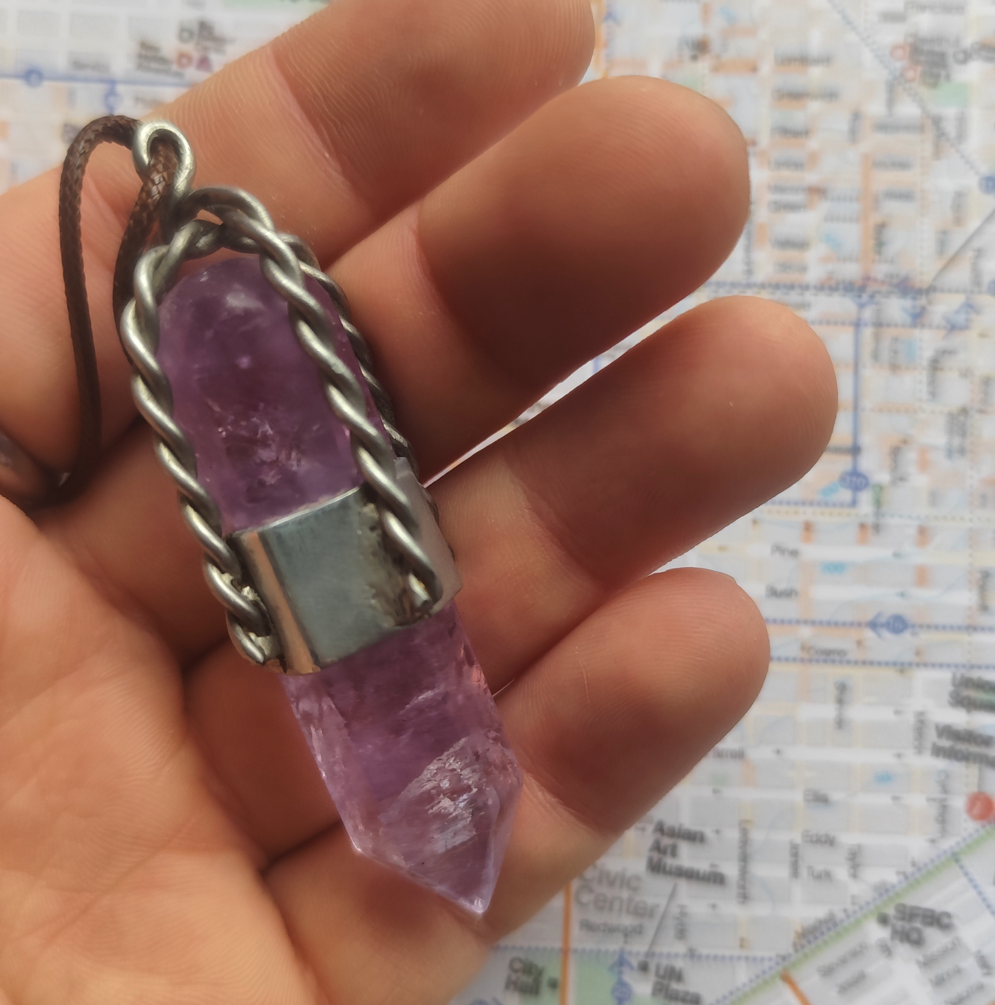 Amethyst Scrying Crystal