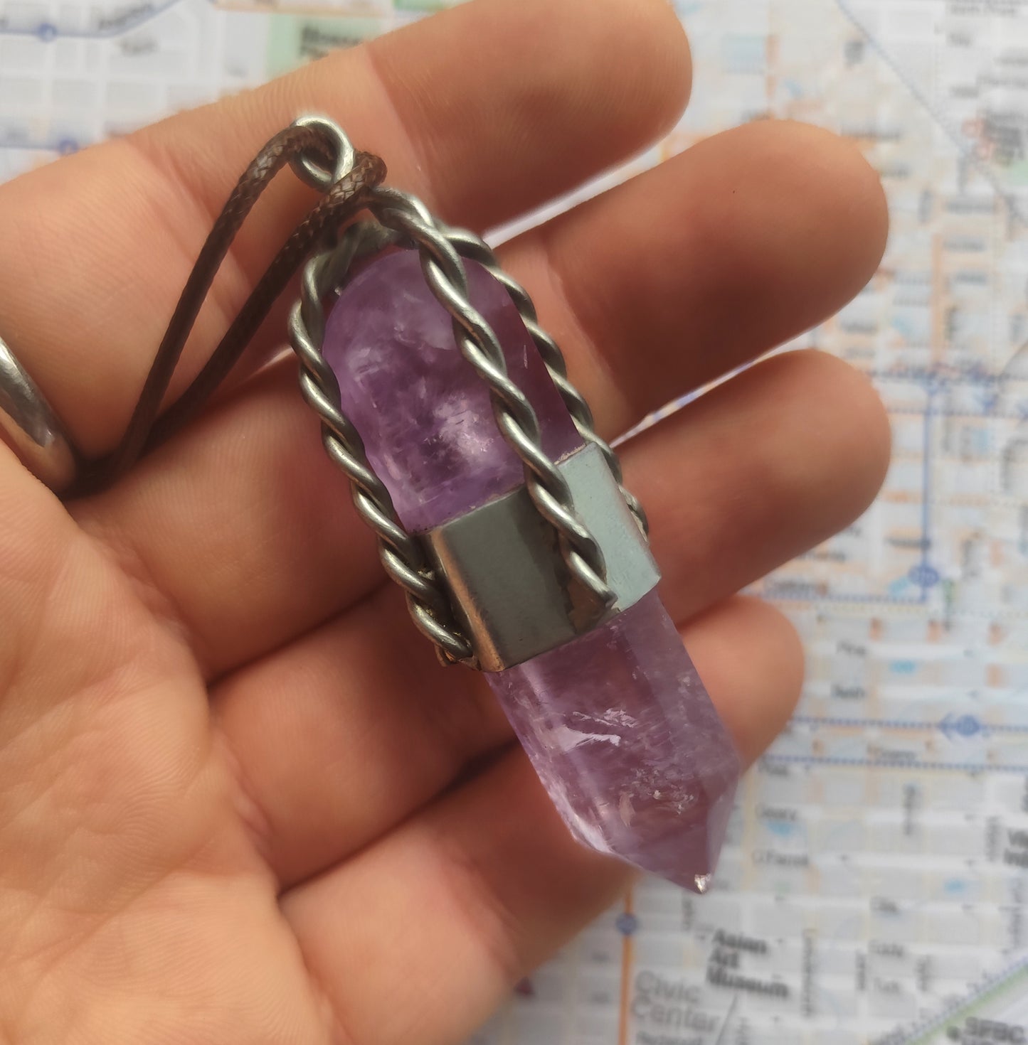 Amethyst Scrying Crystal