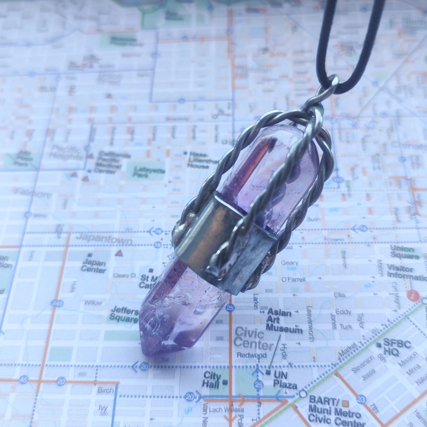Amethyst Scrying Crystal (number 1)