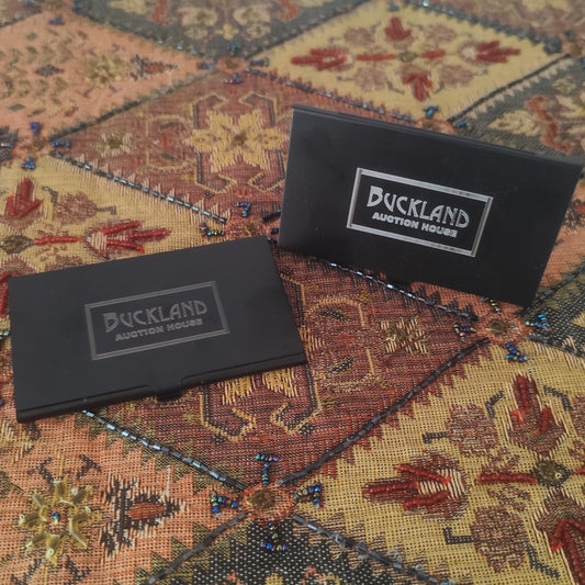 Bucklands Engraved business card holder