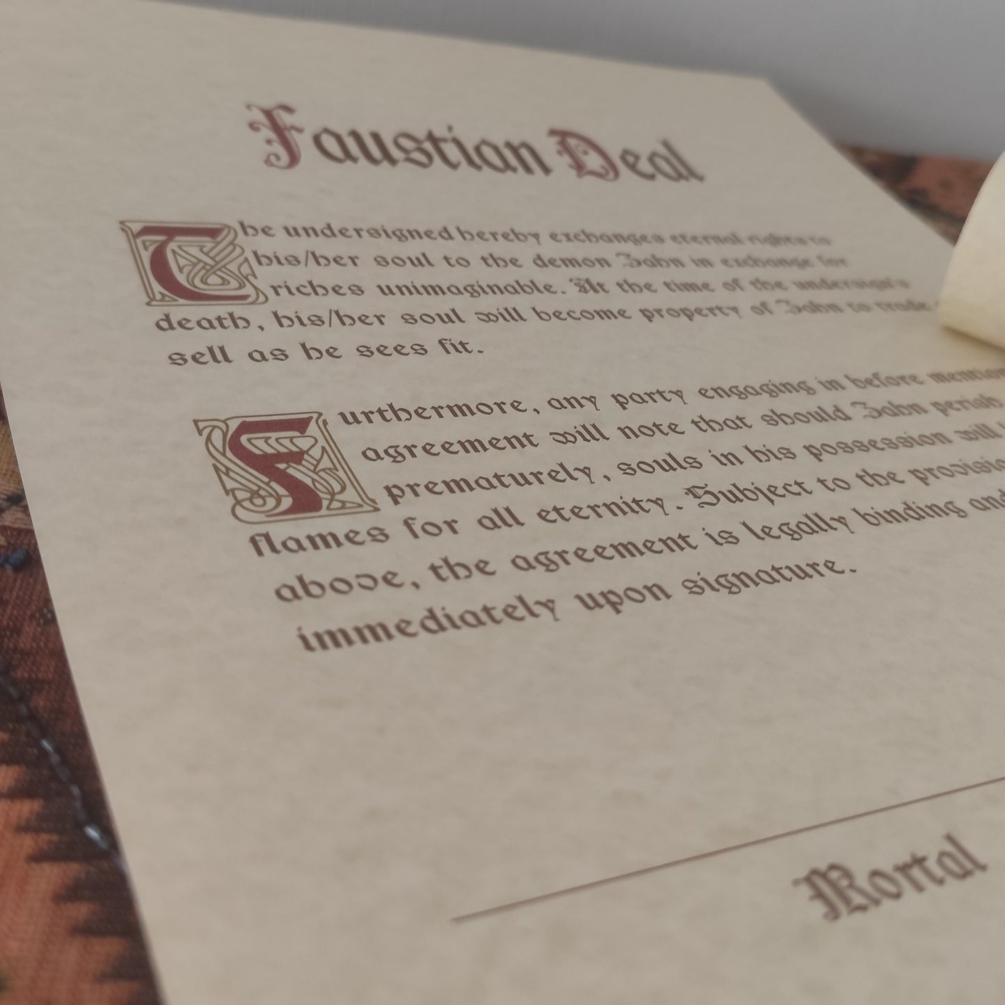 Faustian Deal