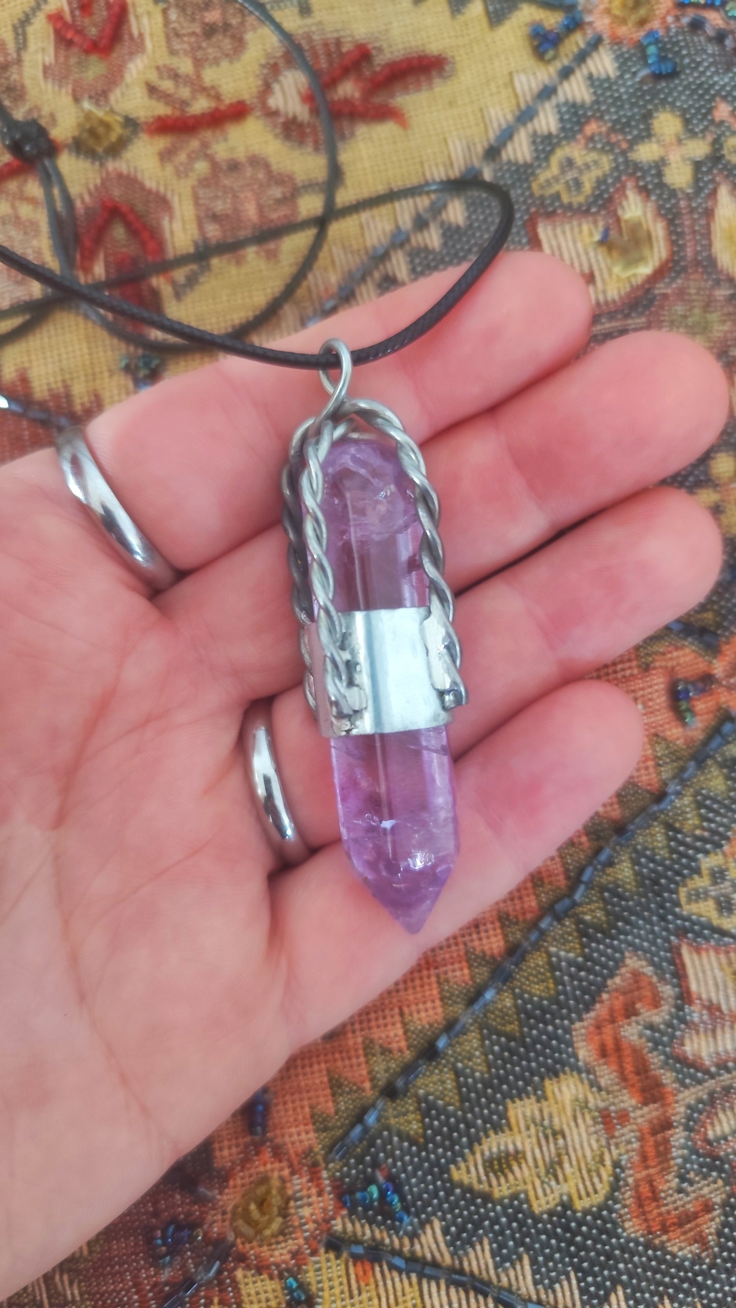 Amethyst Scrying Crystal