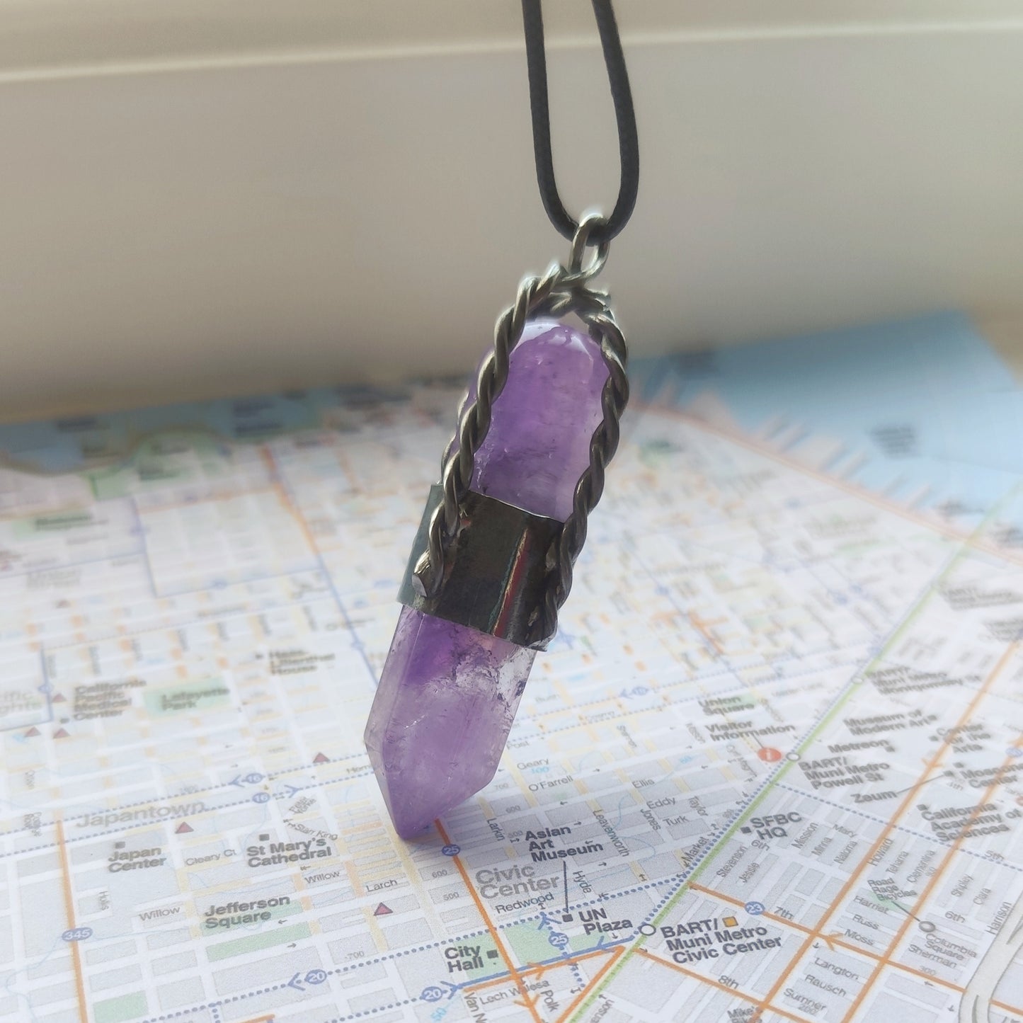 Amethyst Scrying Crystal (number 6)