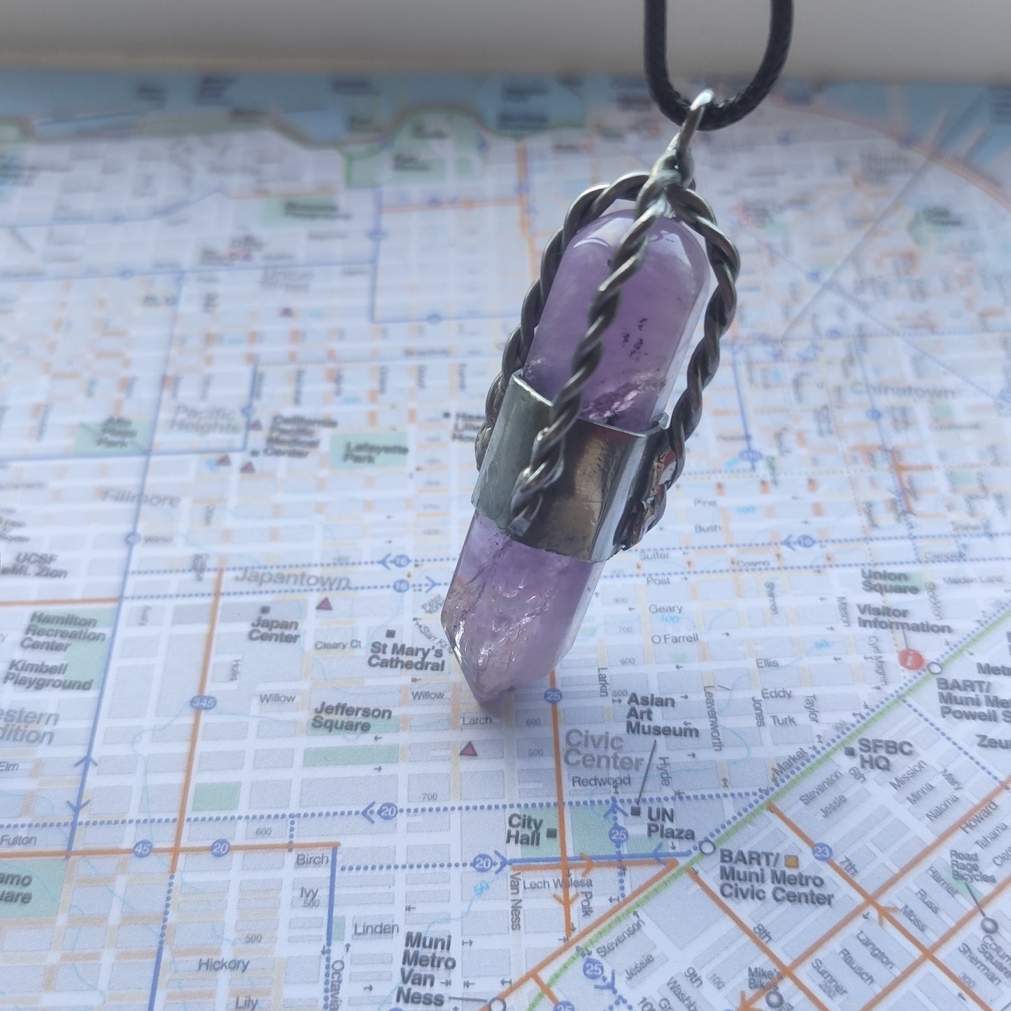 Amethyst Scrying Crystal (number 7)