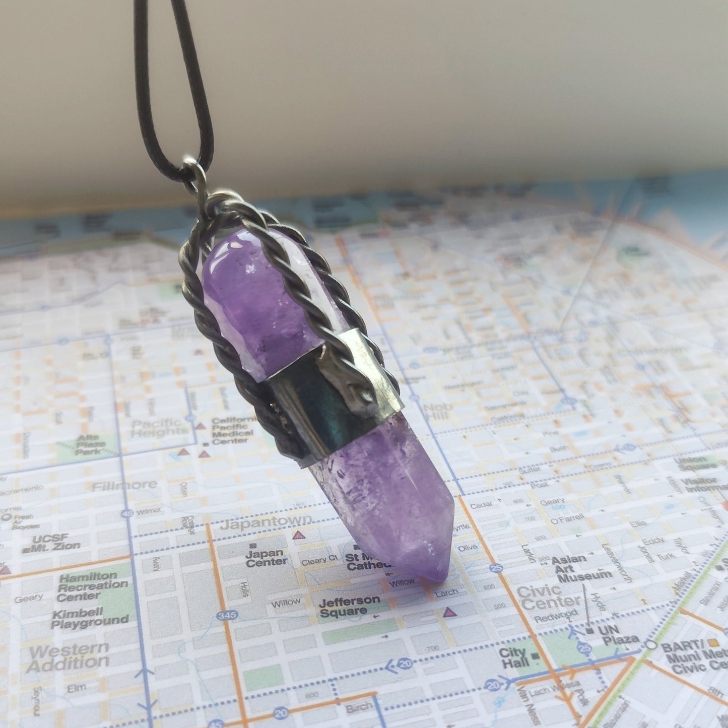 Amethyst Scrying Crystal (number 6)
