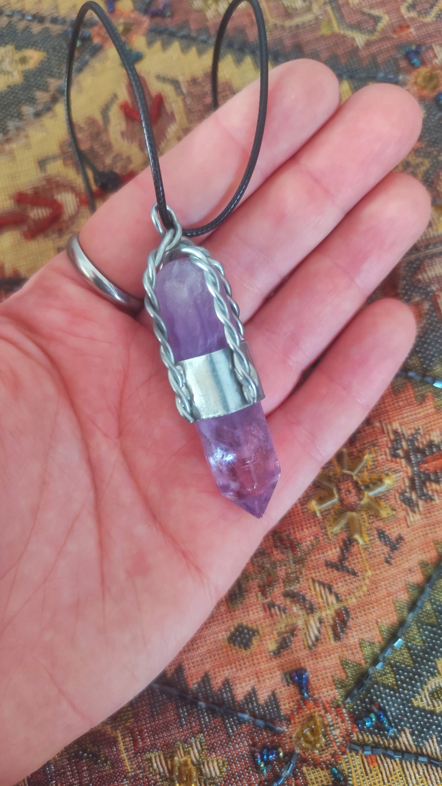 Amethyst Scrying Crystal