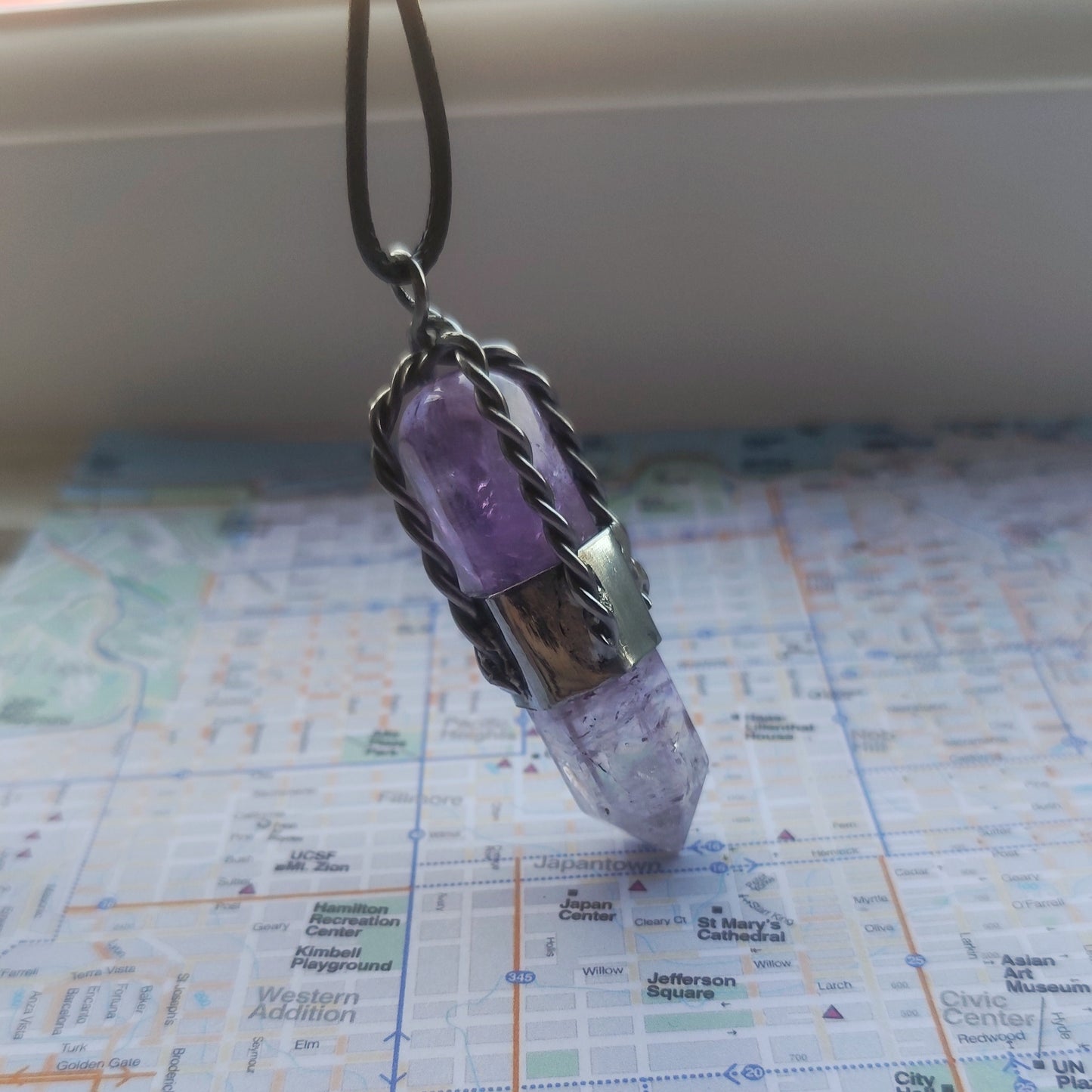 Amethyst Scrying Crystal (number 8)