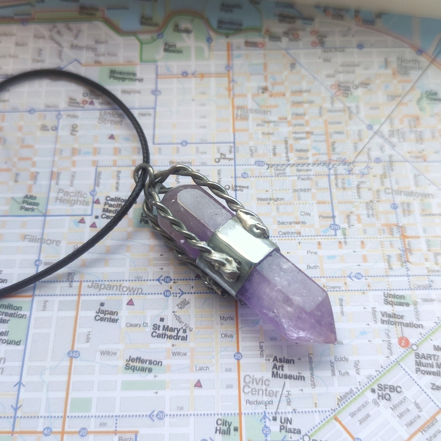 Amethyst Scrying Crystal (number 4)