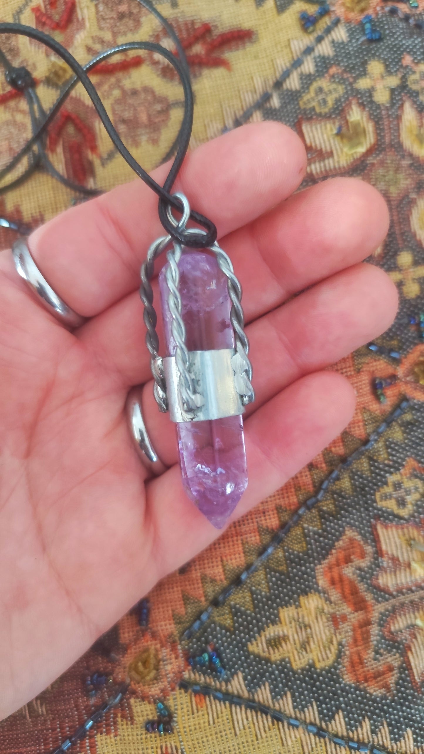 Amethyst Scrying Crystal