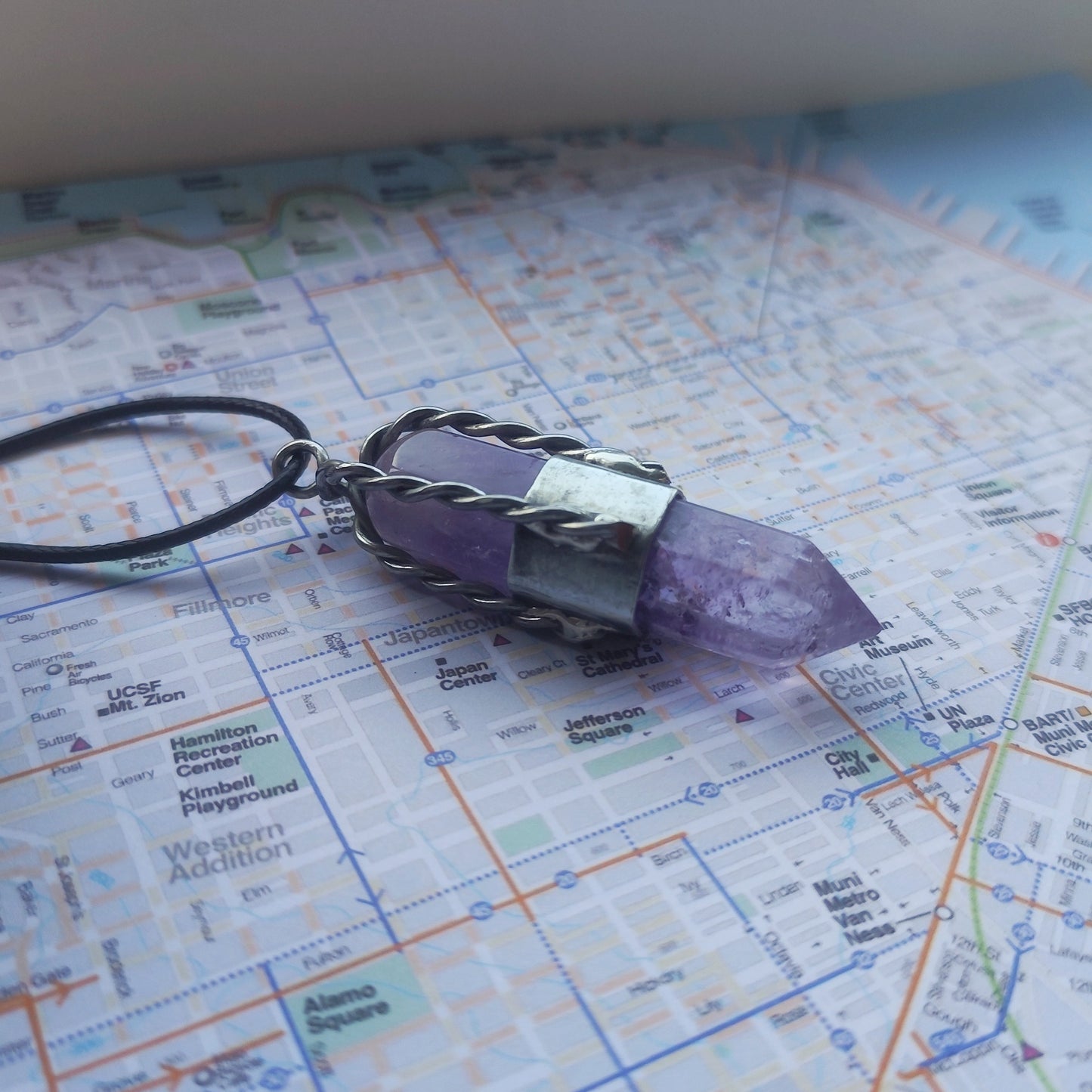 Amethyst Scrying Crystal (number 10)