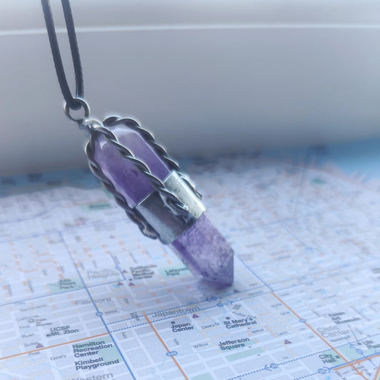 Amethyst Scrying Crystal (number 10)