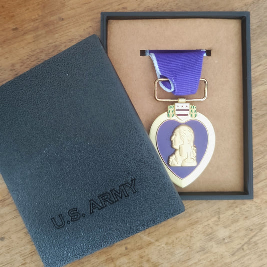 Leo's Purple Heart and Box