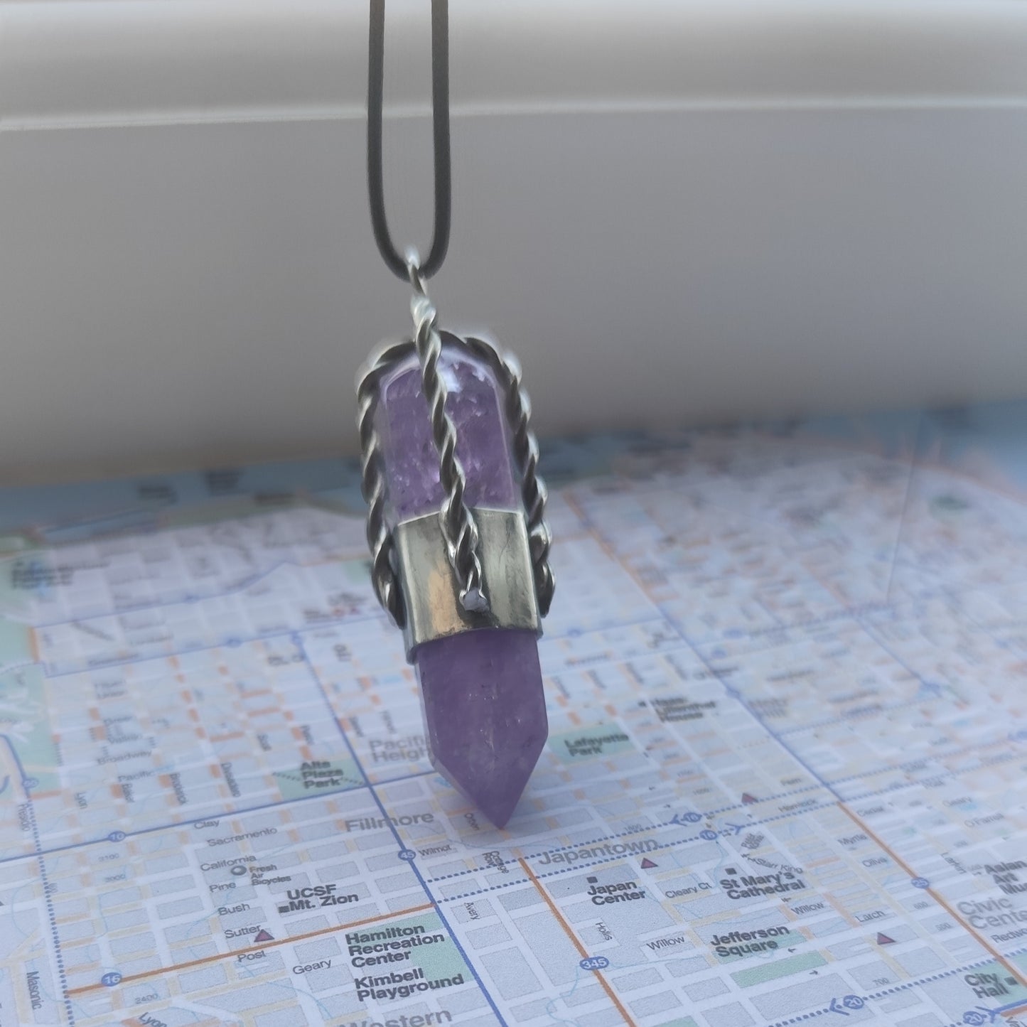 Amethyst Scrying Crystal (number 9)
