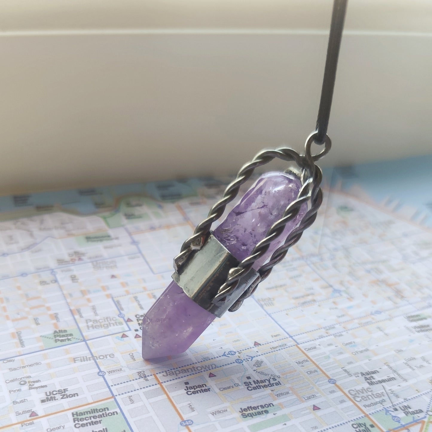 Amethyst Scrying Crystal (number 9)