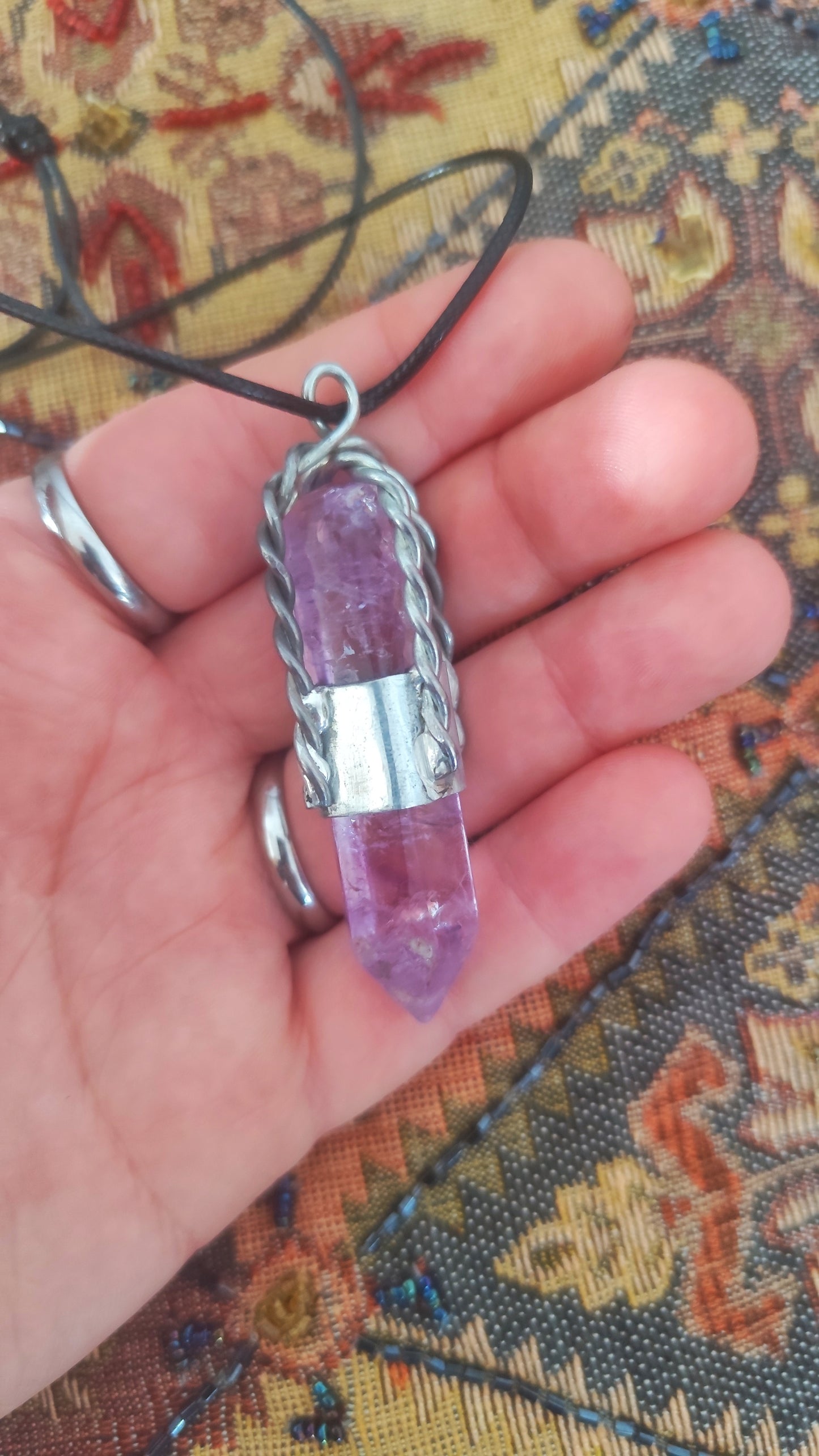 Amethyst Scrying Crystal