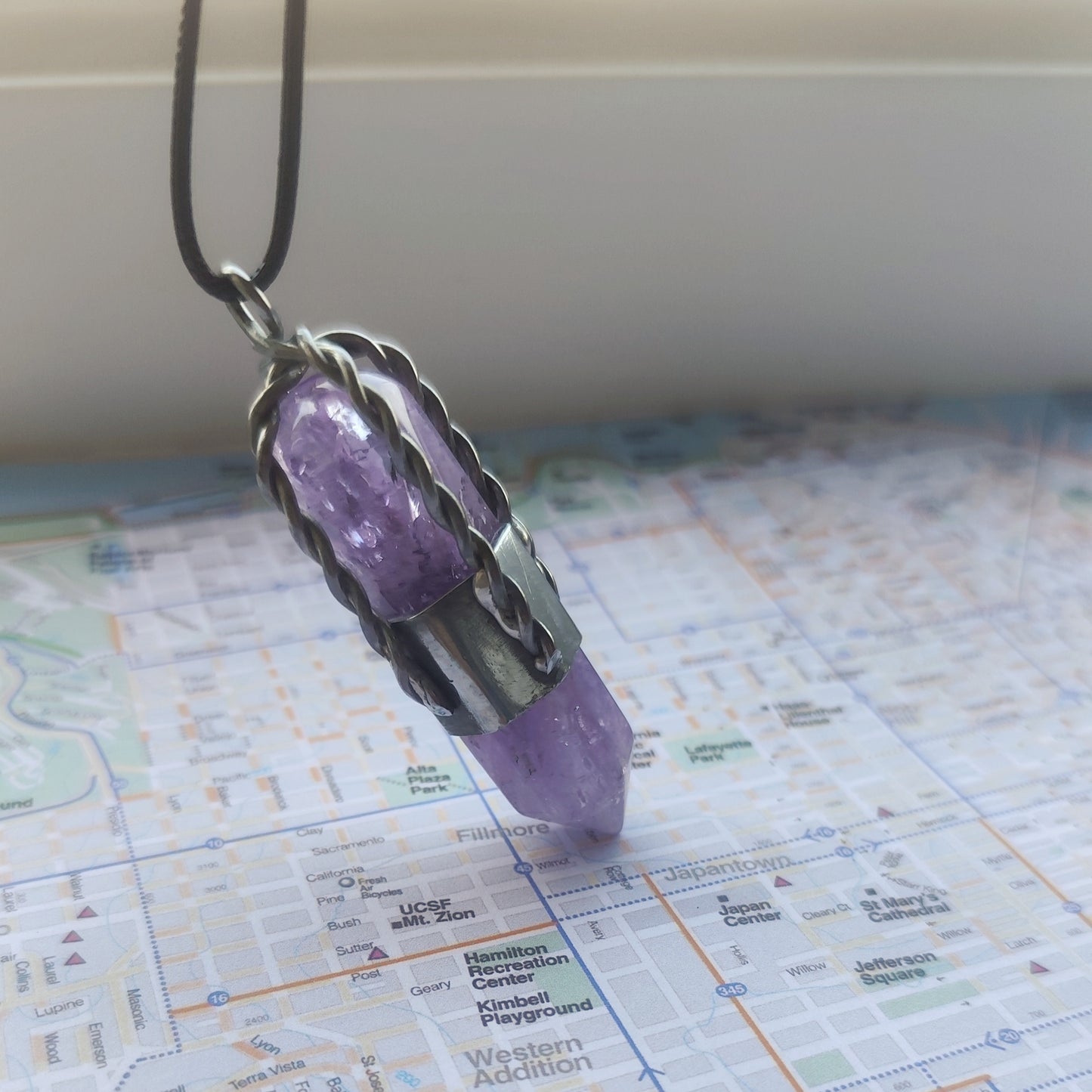 Amethyst Scrying Crystal (number 9)