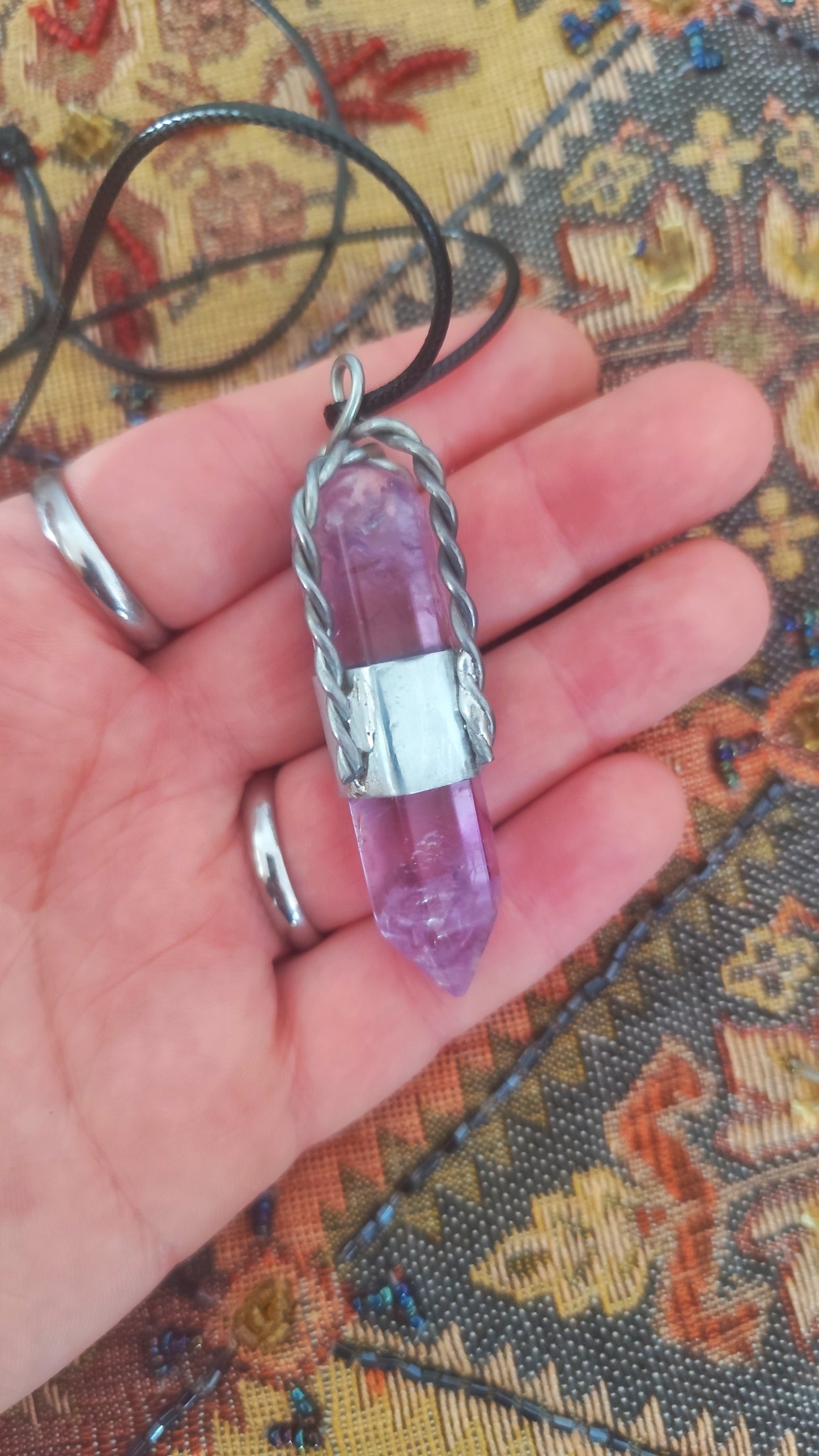 Amethyst Scrying Crystal