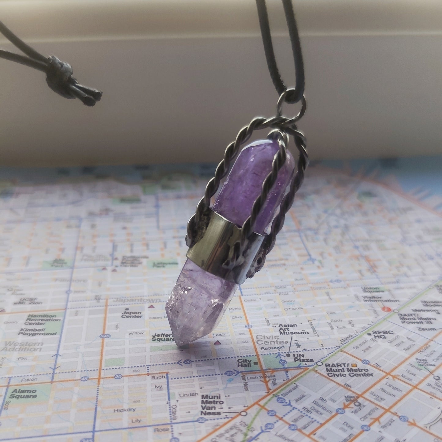 Amethyst Scrying Crystal (number 8)