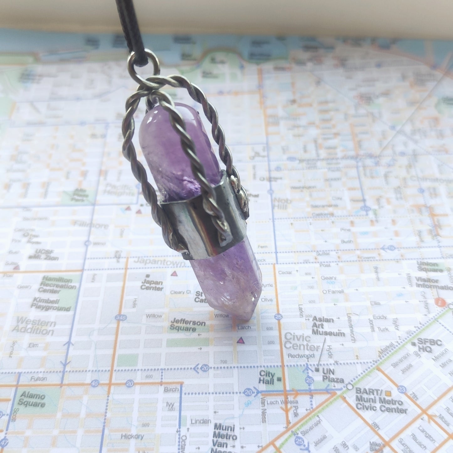Amethyst Scrying Crystal (number 7)