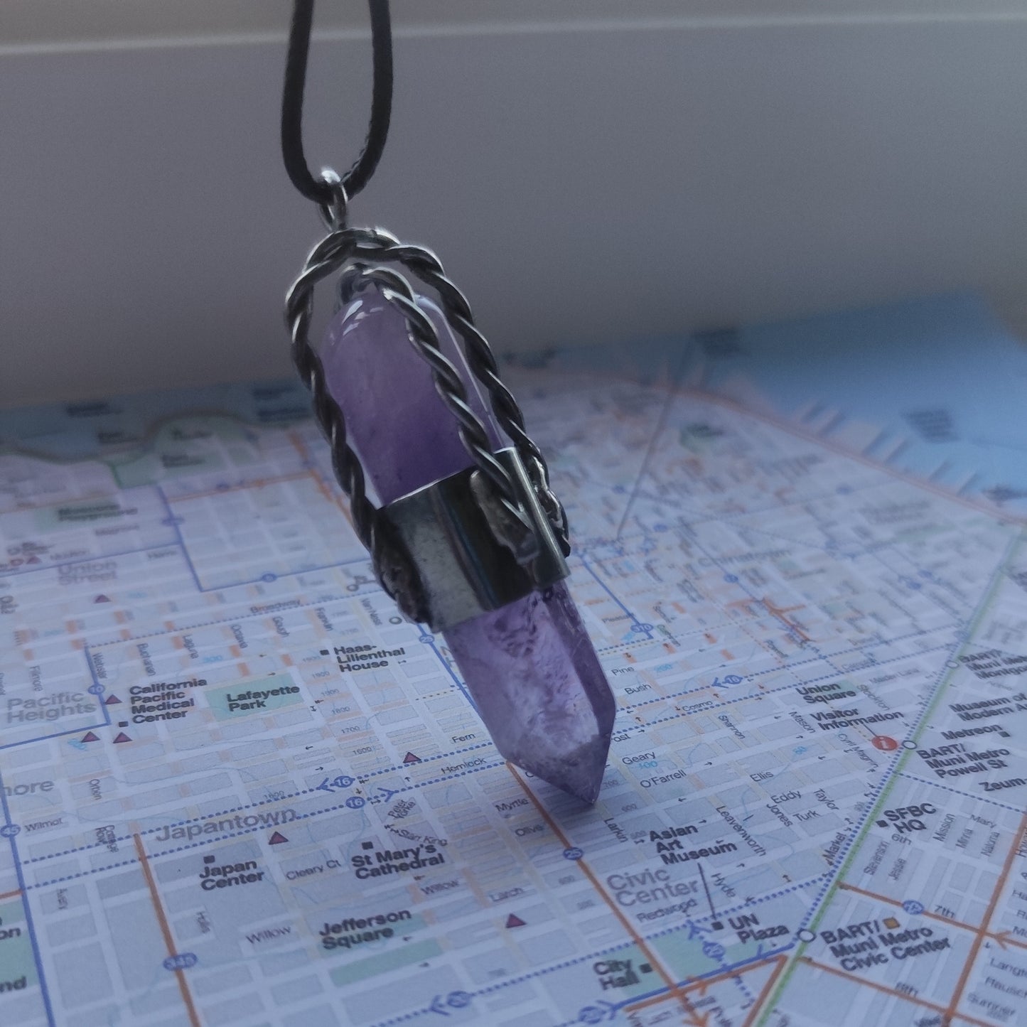 Amethyst Scrying Crystal (number 10)