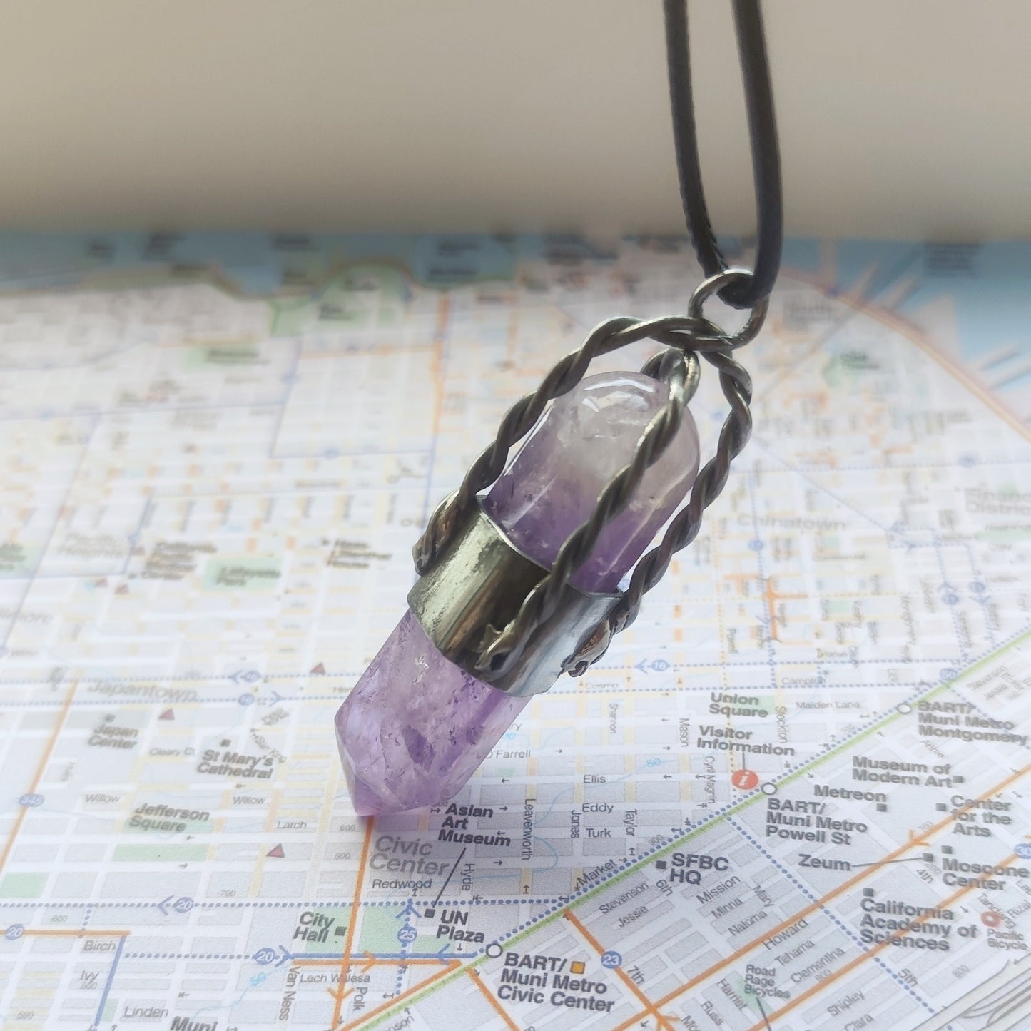 Amethyst Scrying Crystal (number 4)