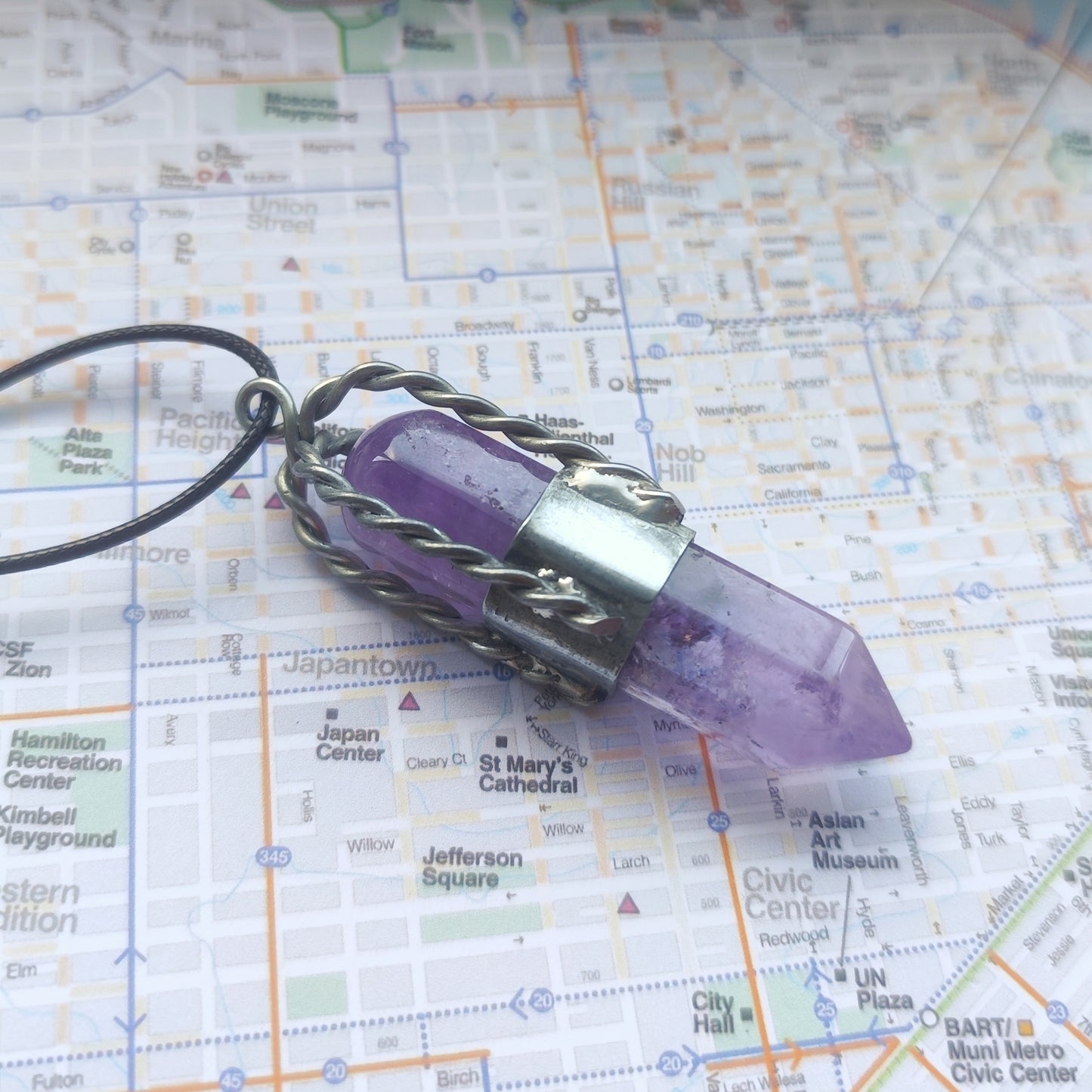 Amethyst Scrying Crystal (number 6)