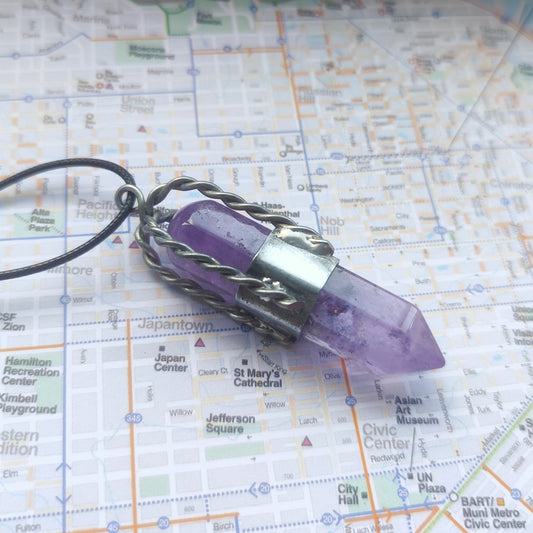 Amethyst Scrying Crystal (number 6)