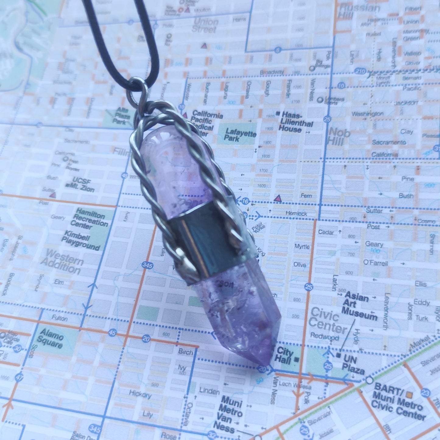 Amethyst Scrying Crystal (number 1)