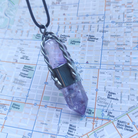 Amethyst Scrying Crystal (number 1)