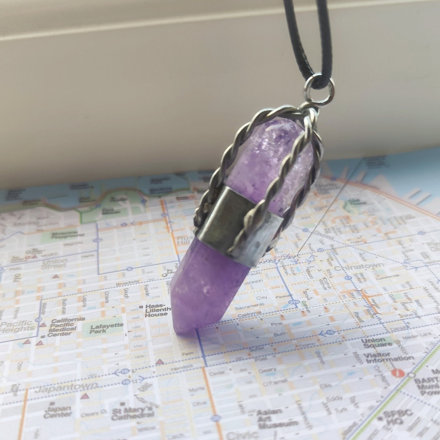 Amethyst Scrying Crystal (number 5)