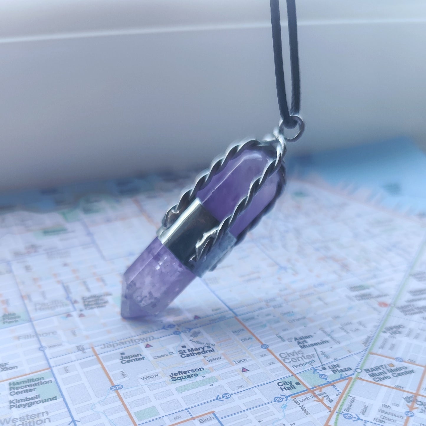 Amethyst Scrying Crystal (number 10)