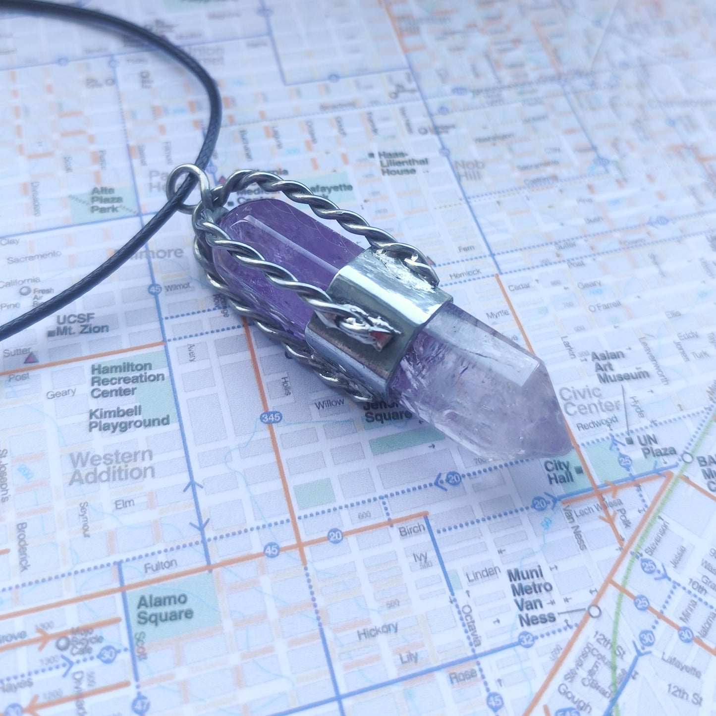 Amethyst Scrying Crystal (number 8)