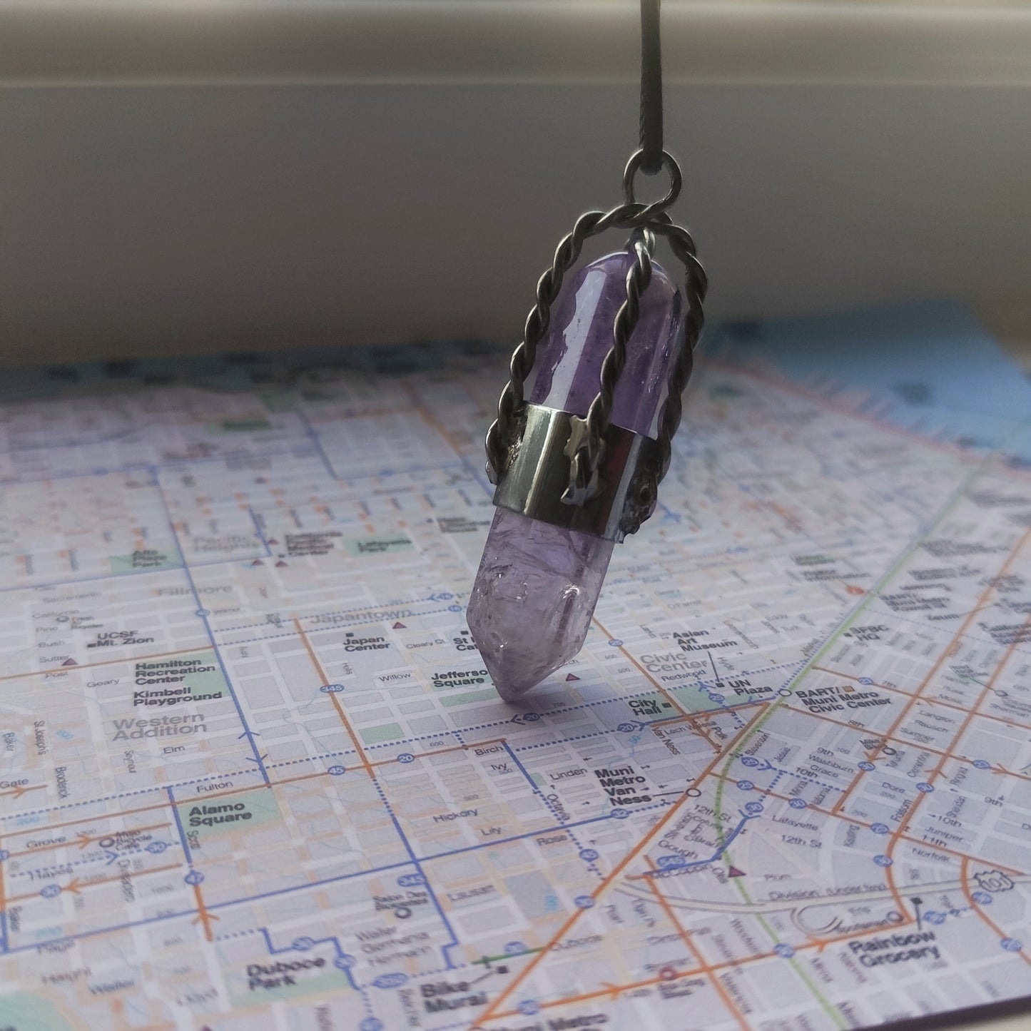 Amethyst Scrying Crystal (number 8)