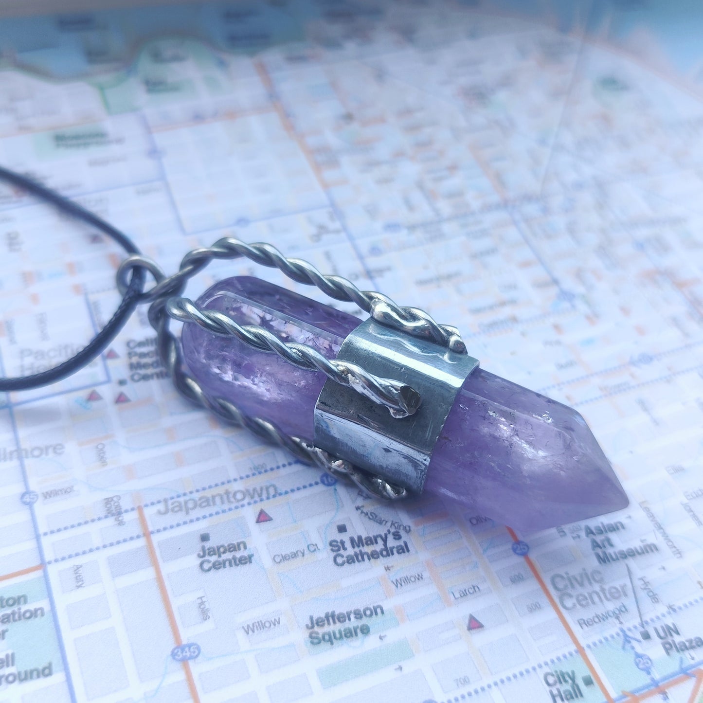 Amethyst Scrying Crystal (number 9)